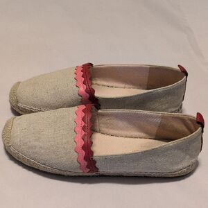 Kate Spade New York Greta Leather Wave Espadrille Flats Size 7